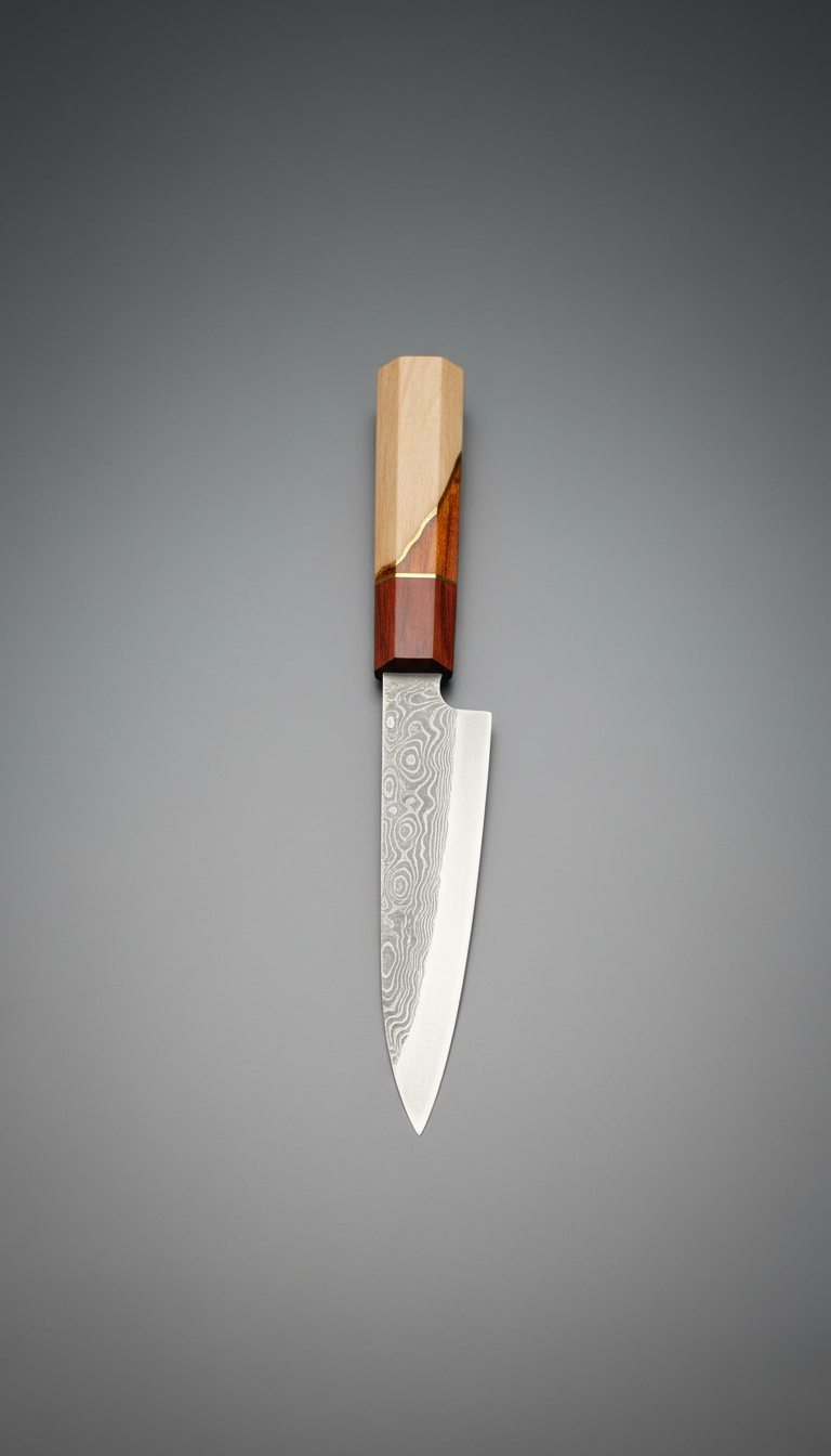 Couteau petty bois de noyer